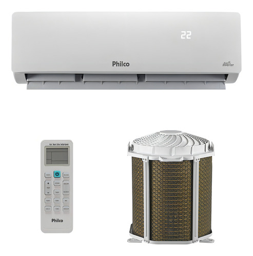 Ar Condicionado Split Hi Wall Inverter Philco 12.000 BTU/h Frio 220V