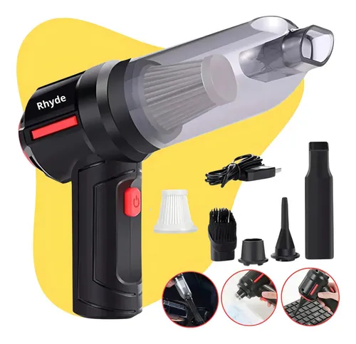 Aspirador Mini Soprador 3em1 USB com Refil