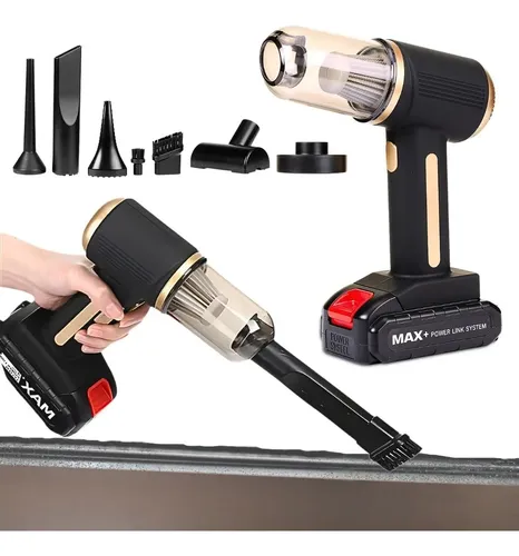 Aspirador Soprador 5em1 Carro/Escritório/Casa