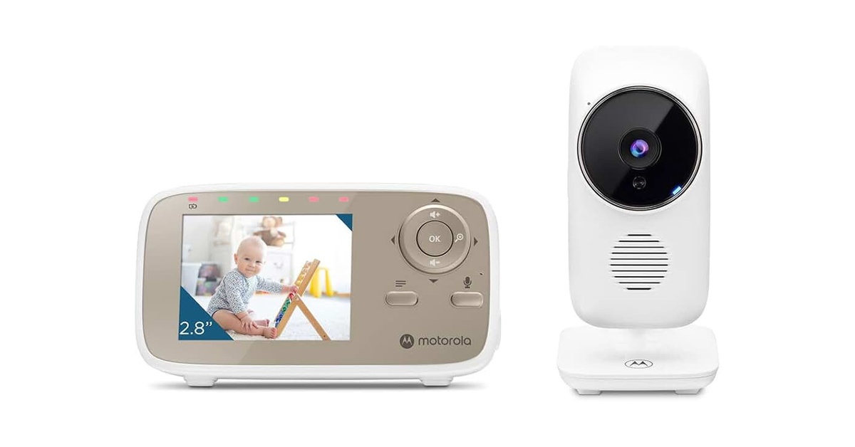 Motorola VM483 BabĂĄ EletrĂŽnica Tela 2.8 LCD com Zoom Digital Branco