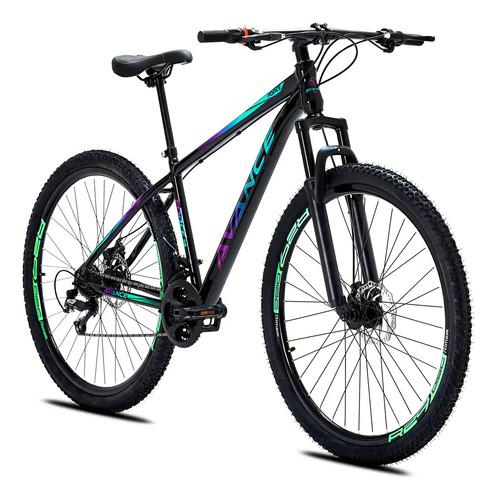 Bicicleta Mountain Bike Aro 29 Avance MTB 24V Disco Aço Carbono