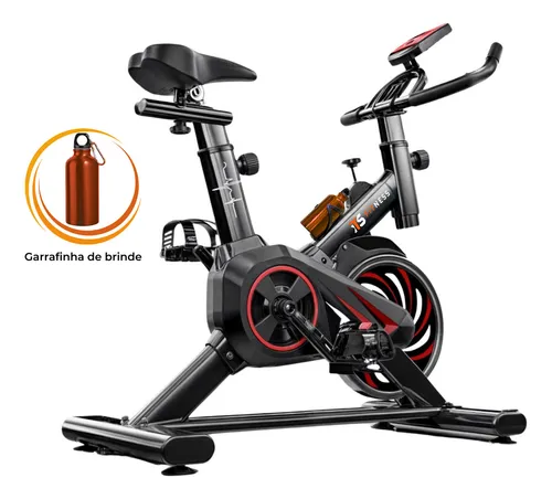 Bicicleta Ergométrica Fitness ITS para Cardio e Musculação Academia 8kg