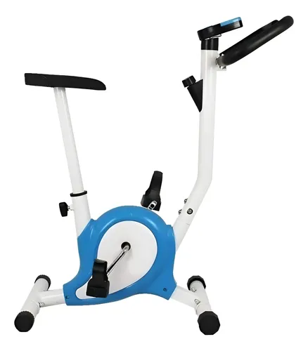 Bicicleta Ergométrica Fitness Sevenfit para Cardio e Musculação 6kg (Preta e Rosa)
