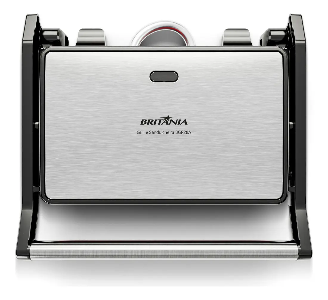 Britânia BGR28a Grill & Sanduicheira Inox 220V