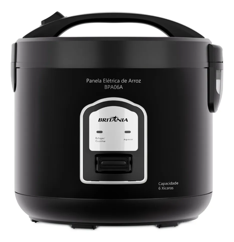 Britânia BPA06A Panela de Arroz Elétrica Preta 220V