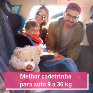 Cadeirinha Infantil Para Carro 9-36kg Passeio Com Segurança Cinza