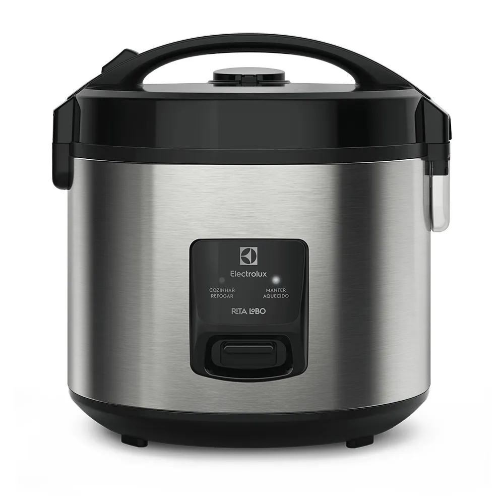 Electrolux ERC20 Panela de Arroz Elétrica por Rita Lobo 3.5L Inox Efficient 2em1