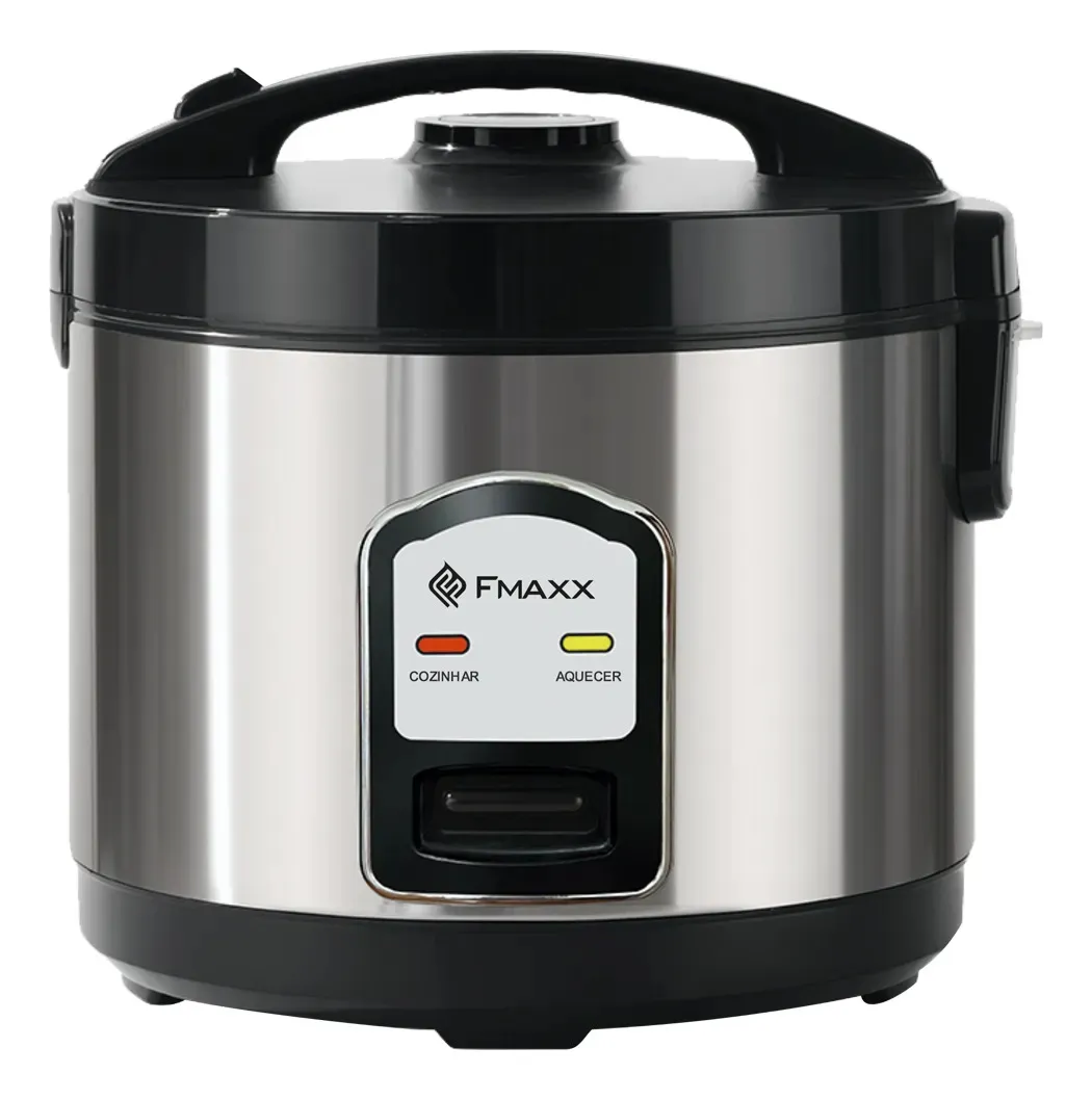Fmaxx Panela de Arroz Elétrica 10 Xícaras 1.8L 700W Inox