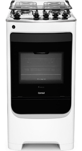 Fogão Consul CFO4NAB 4 Bocas Branco com Acendimento Automático
