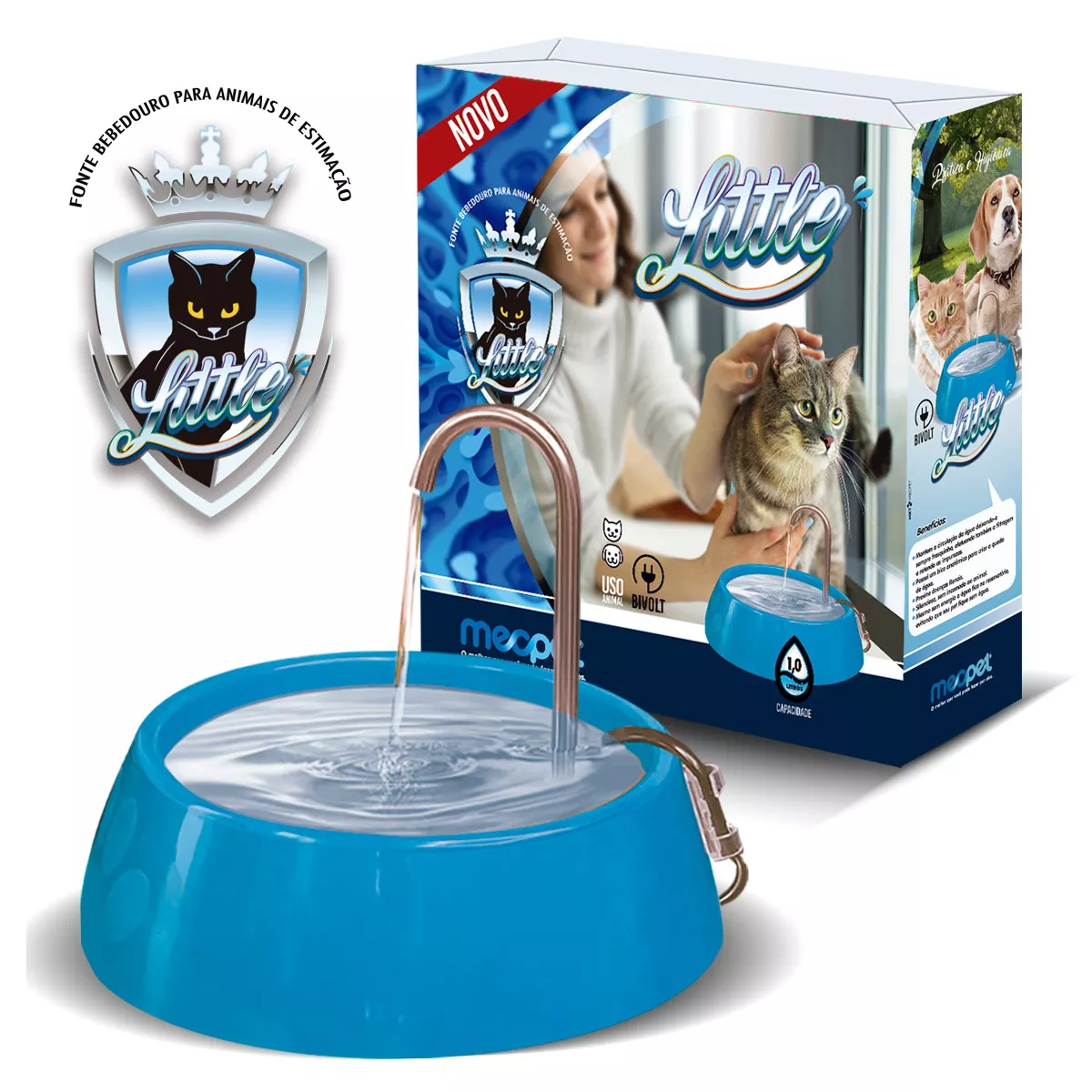 Fonte Bebedouro Automático PopFont para Gatos e Cães