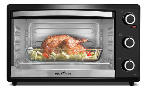 Forno Eletrico Britania BFE44P 44L Preto Dupla Resistencia 1500W 127V