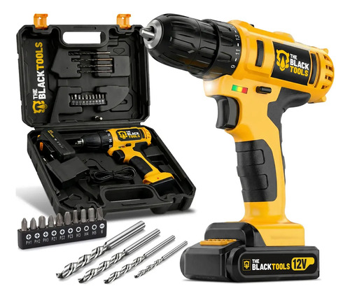 The Black Tools TB-12E 12V com Maleta e Acessórios