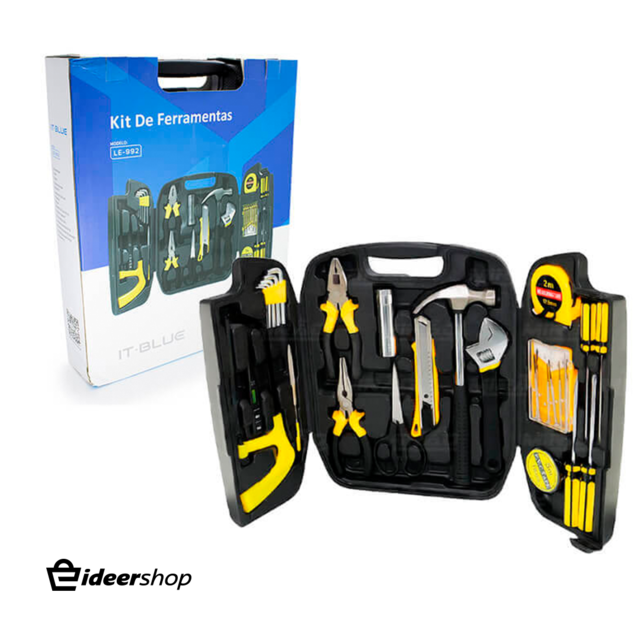 Kit Ferramentas Maleta 12 Peças Multiuso Bomder