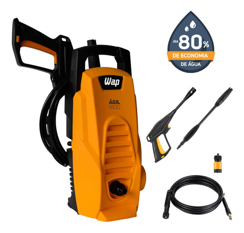 Lavadora de Alta Pressão WAP Ágil 1800 1400W 1300 PSI 300 L/h