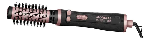 Escova Rotativa Mondial ERB-01 Ceramic Tourmaline 3x1 Rosa