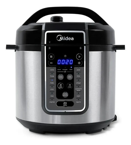 Panela de Pressão Elétrica Midea Mastersteam 6L Inox