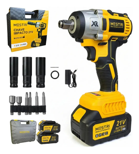 Mestri M-21V Brushless 450Nm com 2 Baterias