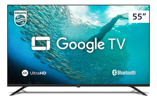 Smart TV Philips 55PUG7019 55 Polegadas 4K Google TV