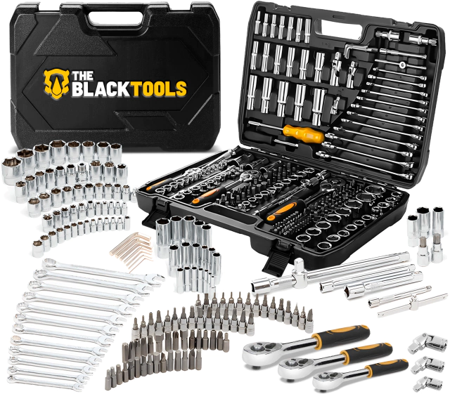 The Black Tools TKF216 216 Peças Kit Oficina Master