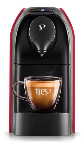 Cafeteira Três Corações Automática Multipressão Passione Vermelho