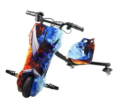 Triciclo Elétrico Drift 360 Bluetooth LED 3 Velocidades 250W